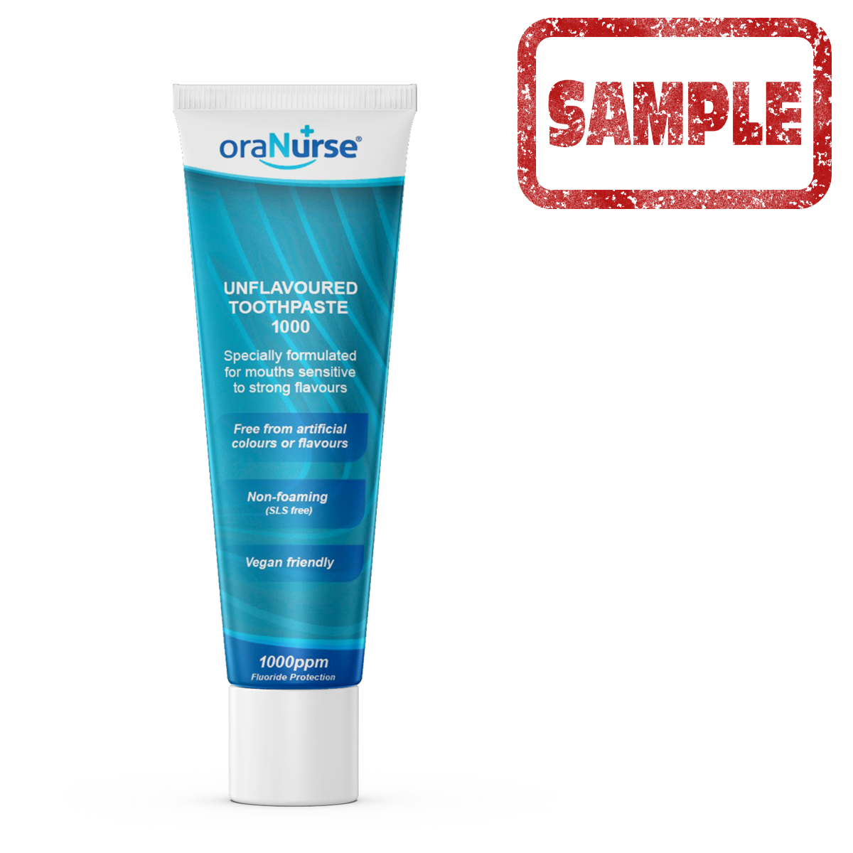 oraNurse unflavoured toothpaste (1000ppm fluoride) - SAMPLE
