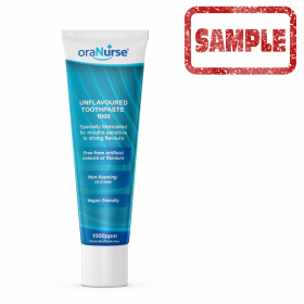 oraNurse unflavoured toothpaste (1000ppm fluoride) - SAMPLE
