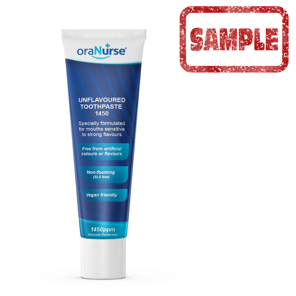 oraNurse Geschmacksneutrale Zahnpasta (1450ppm Fluorid) - SAMPLE