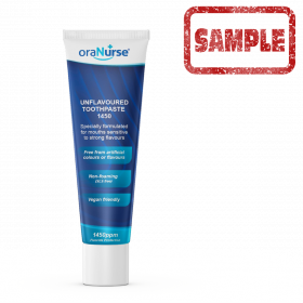 oraNurse unflavoured toothpaste (1450ppm fluoride) - SAMPLE