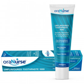 oraNurse unflavoured toothpaste (1000ppm fluoride)