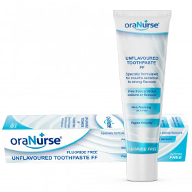 oraNurse unflavoured toothpaste (fluoride-free)
