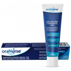 oraNurse unflavoured toothpaste (1450ppm fluoride) | 5 Pack