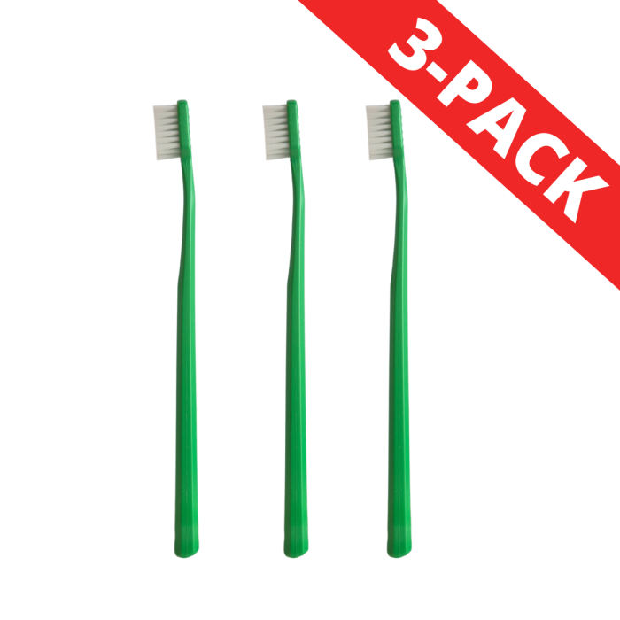 oraNurse super soft toothbrush with small head| 3-Pack