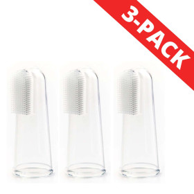 oraNurse supersoft fingertip toothbrush | 3-Pack